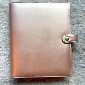 RARE Rose Gold Kikki K Monthly Undated Refillable Planner